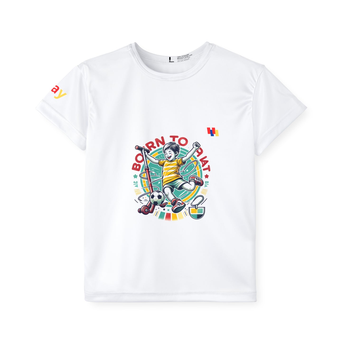 Born to Play Youth Soccer Jersey from Obay - Inspiring Athletic Gear for Kids' Sports Teams