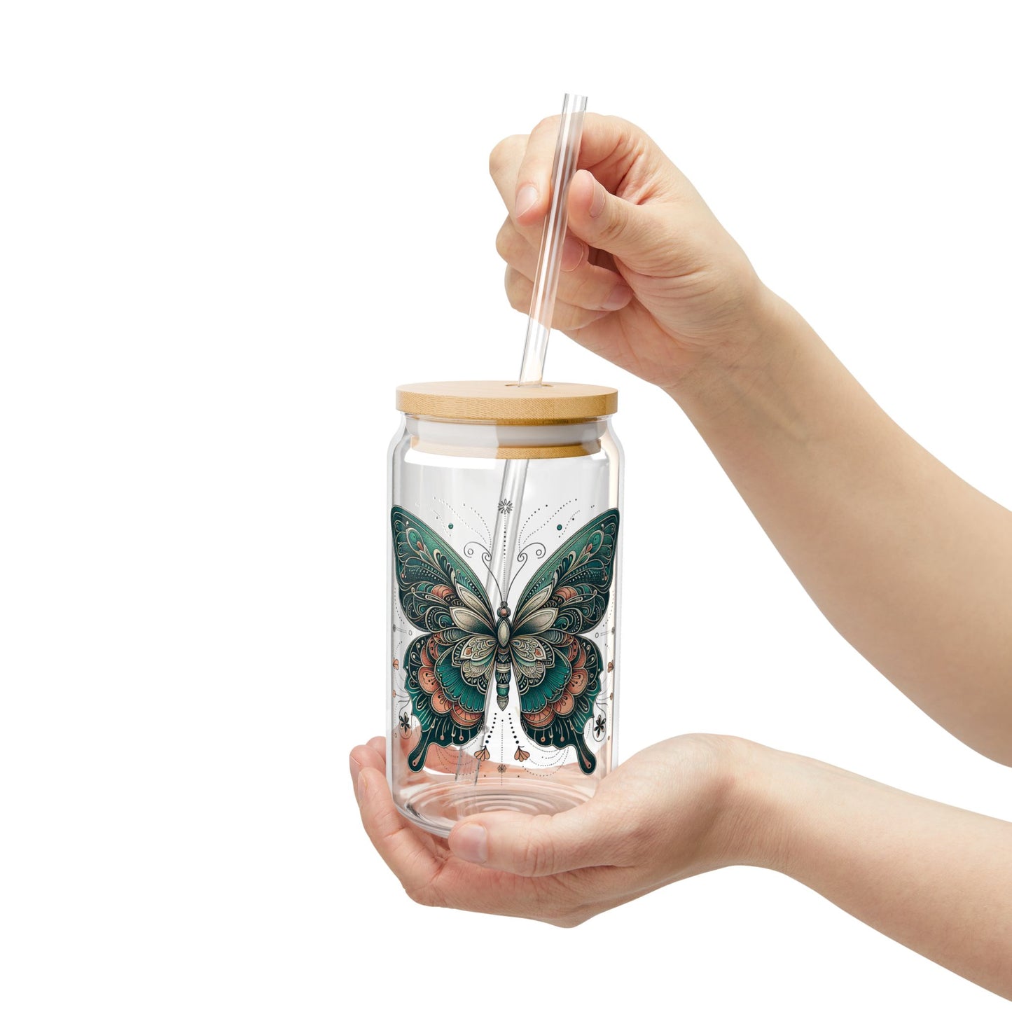 Obay Personalized Sipper Glass - Eco-Friendly & Stylish Drinkware