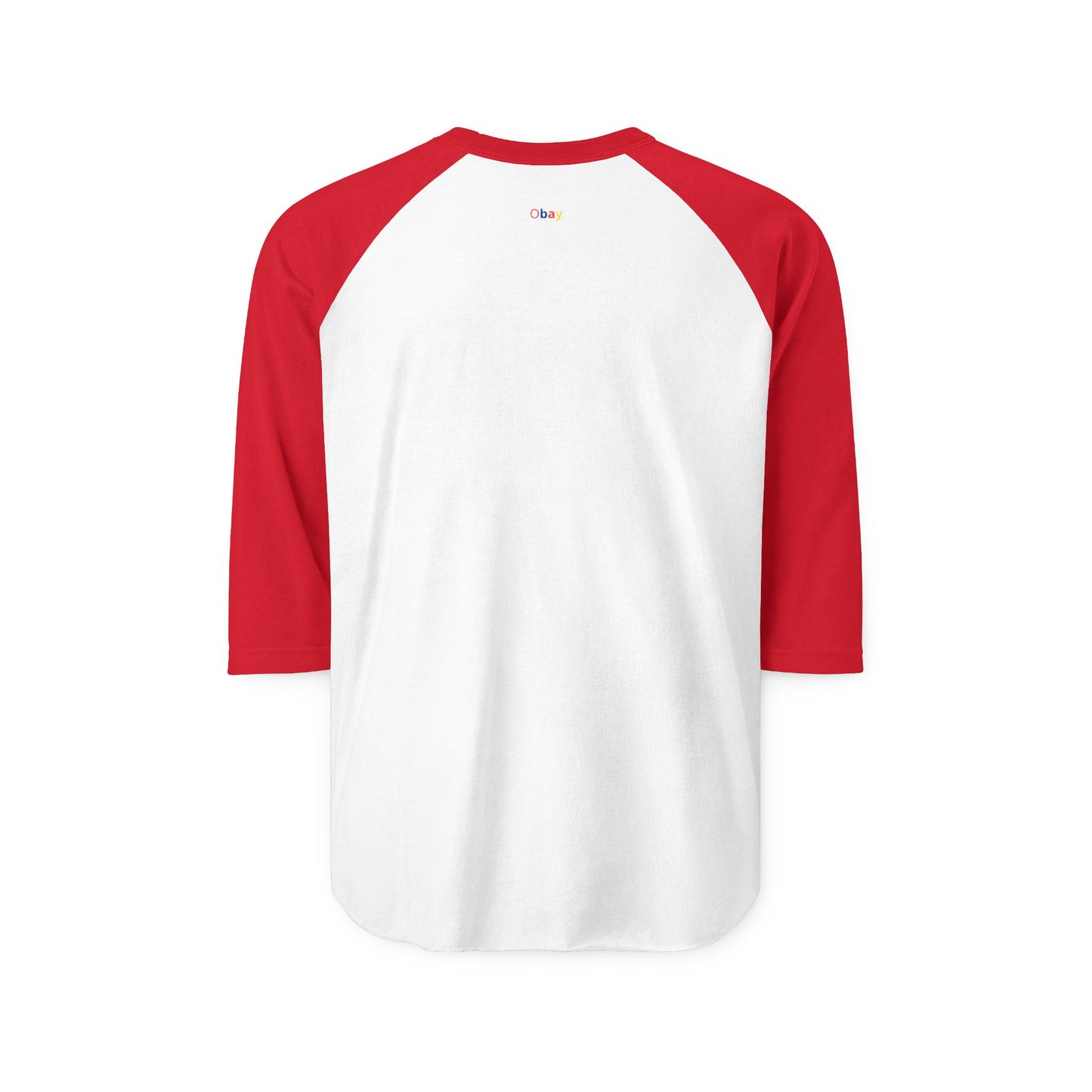 Obay Ultra-Soft Raglan Tee - Unisex Three-Quarter Sleeve Baseball Shirt
