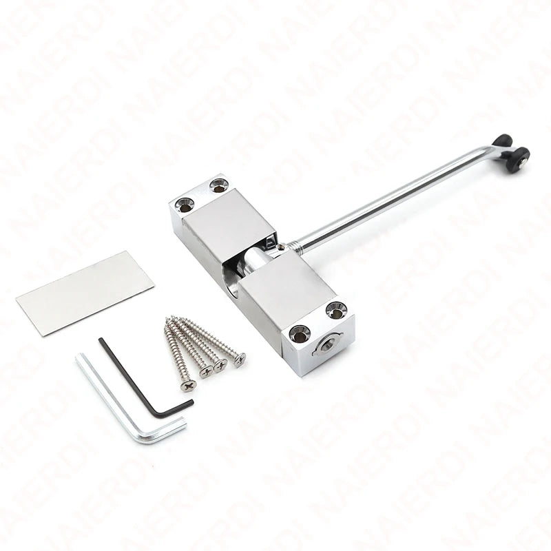 Stainless Steel Automatic Door Closer - Adjustable Spring Hinge