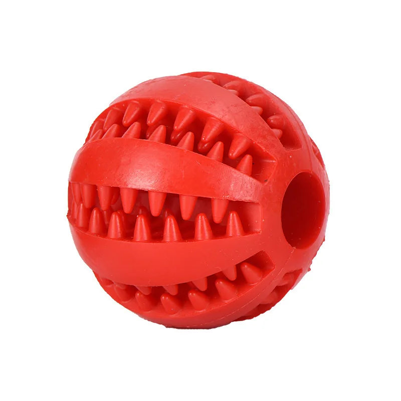 Interactive Dog Toy Ball - Rubber Chew & Treat Feeder
