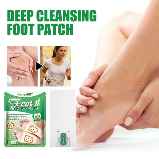 Organic Ginger & Wormwood Foot Patches - Deep Sleep & Stress Relief