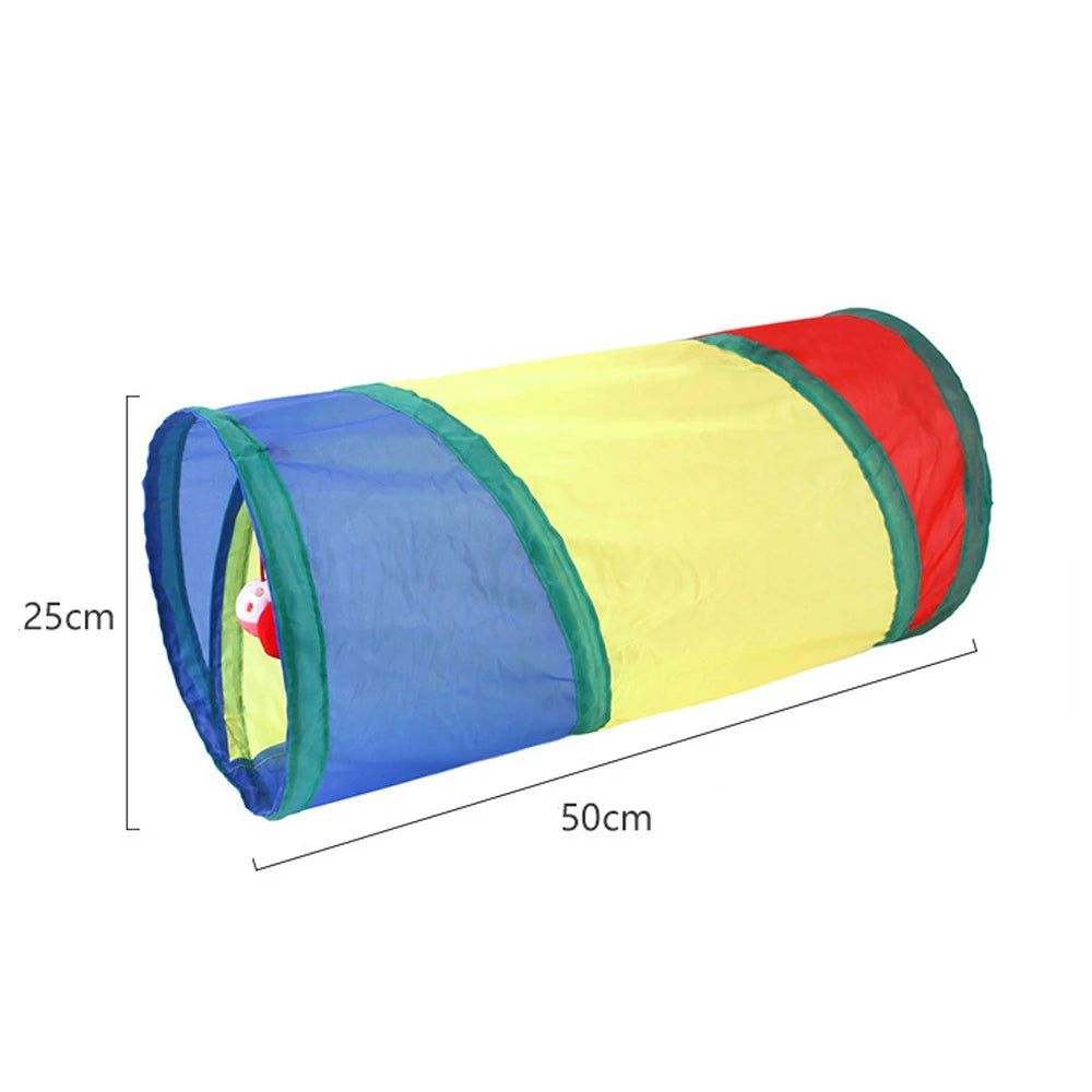 Foldable Cat Tunnel - Interactive Play Tube for Cats & Kittens