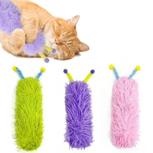 Catnip Cat Pillow Toy - Soft Plush Interactive Chew Toy