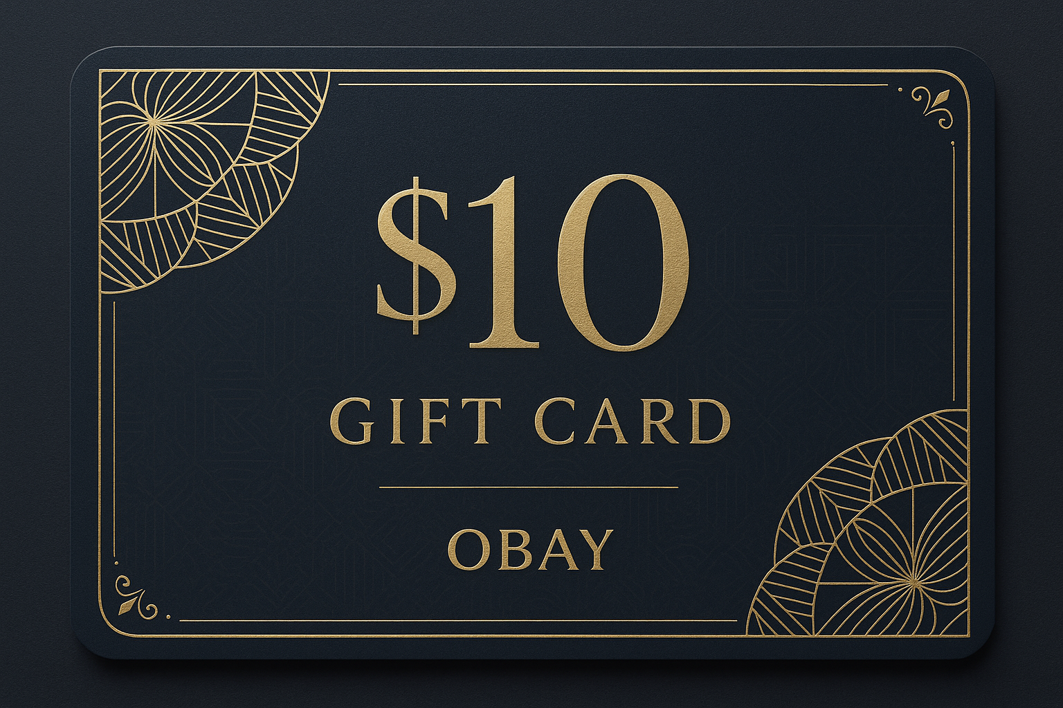 10 Dollar Gift Card