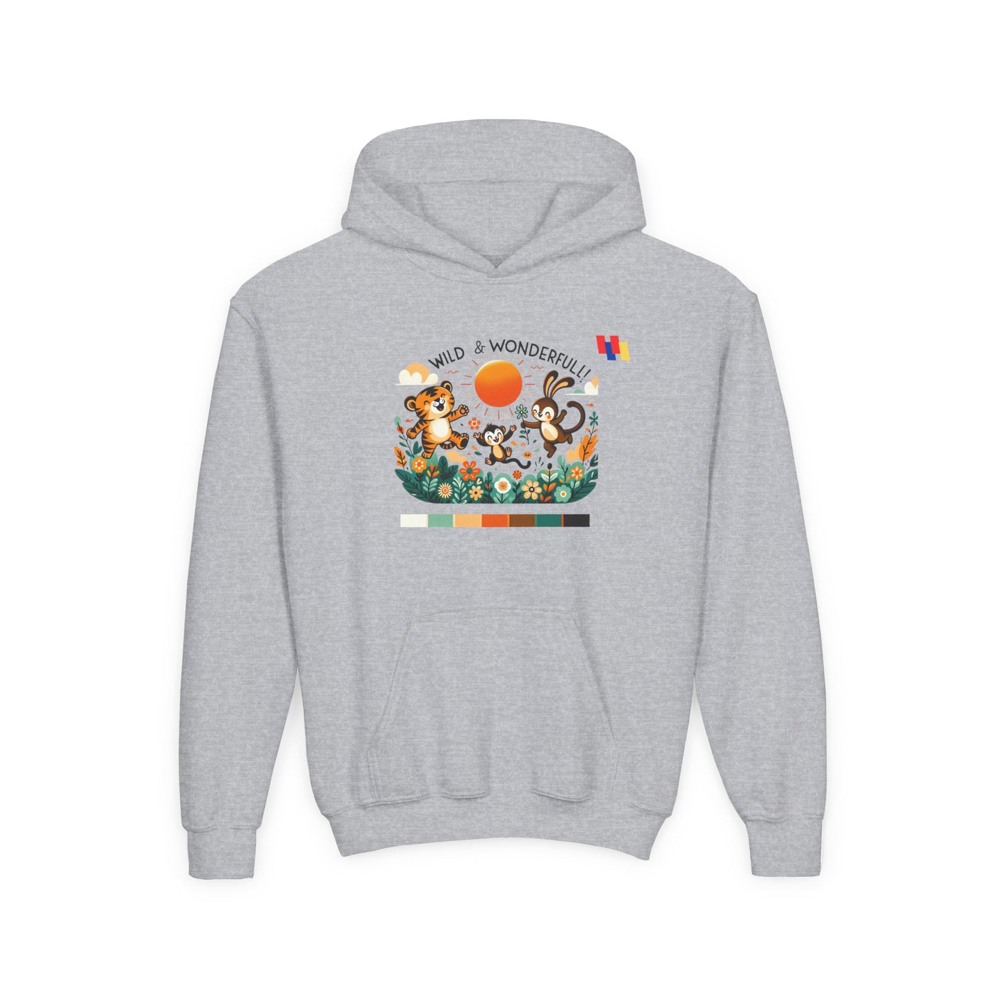 Obay Wild & Wonderful Youth Hoodie - Cozy Animal Design for Adventurous Kids