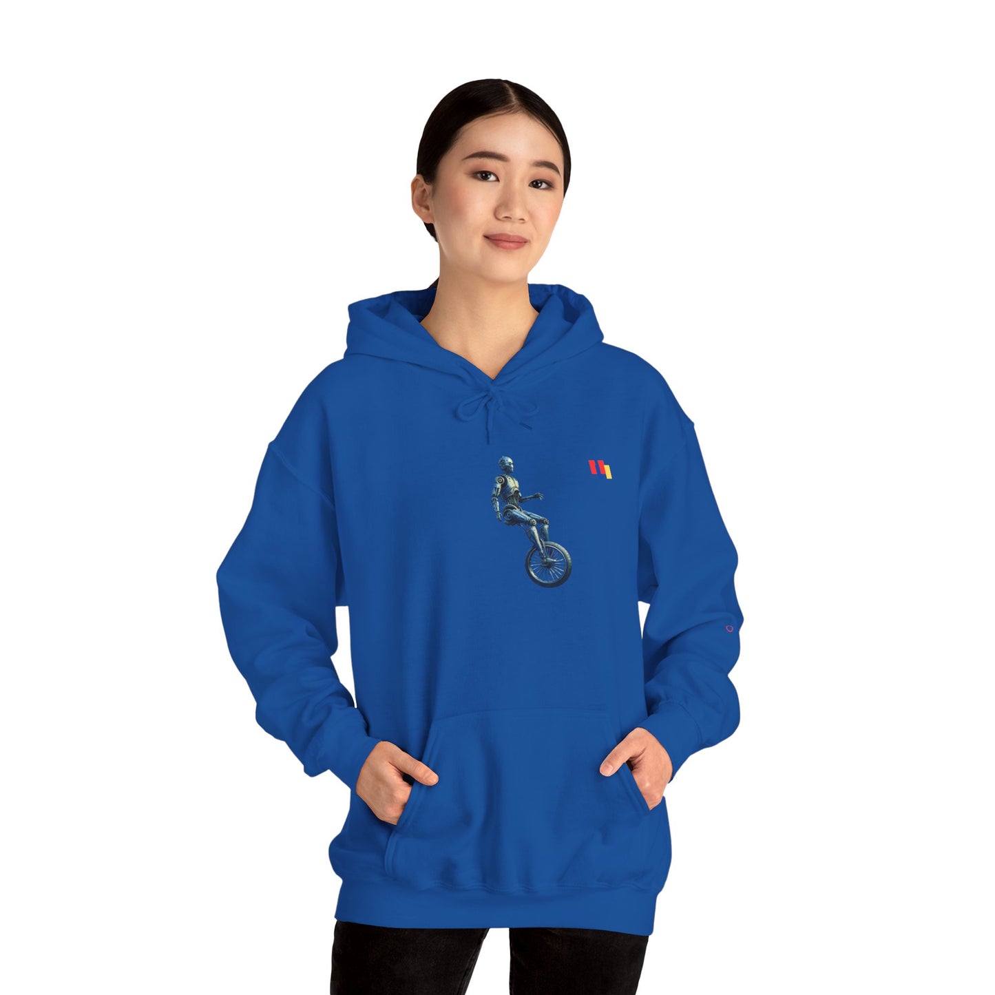 Unicyclist Art Hoodie - Cozy Unisex Sweatshirt, Perfect Everyday Casual Wear