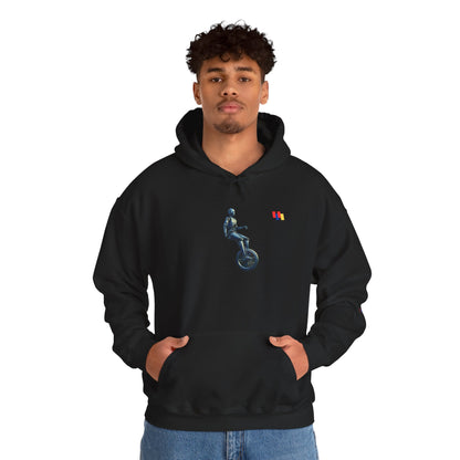 Unicyclist Art Hoodie - Cozy Unisex Sweatshirt, Perfect Everyday Casual Wear