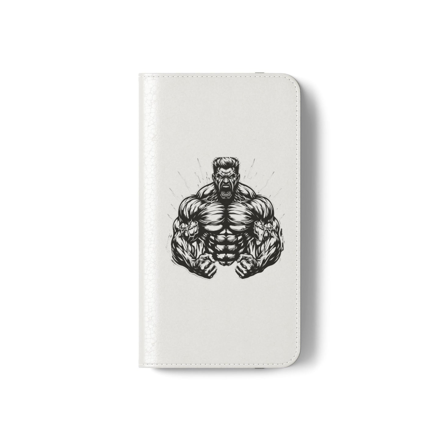 Champion's Motivational iPhone Flip Case | Inspirational Quote Phone Accessory for Fitness Enthusiasts