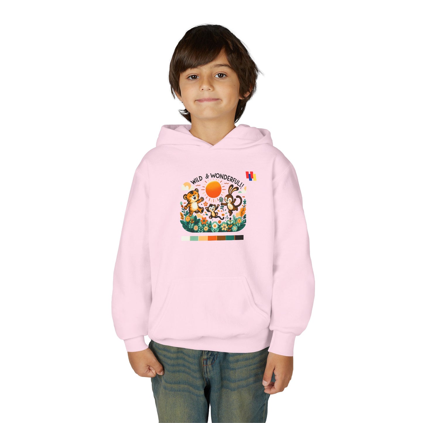 Obay Wild & Wonderful Youth Hoodie - Cozy Animal Design for Adventurous Kids