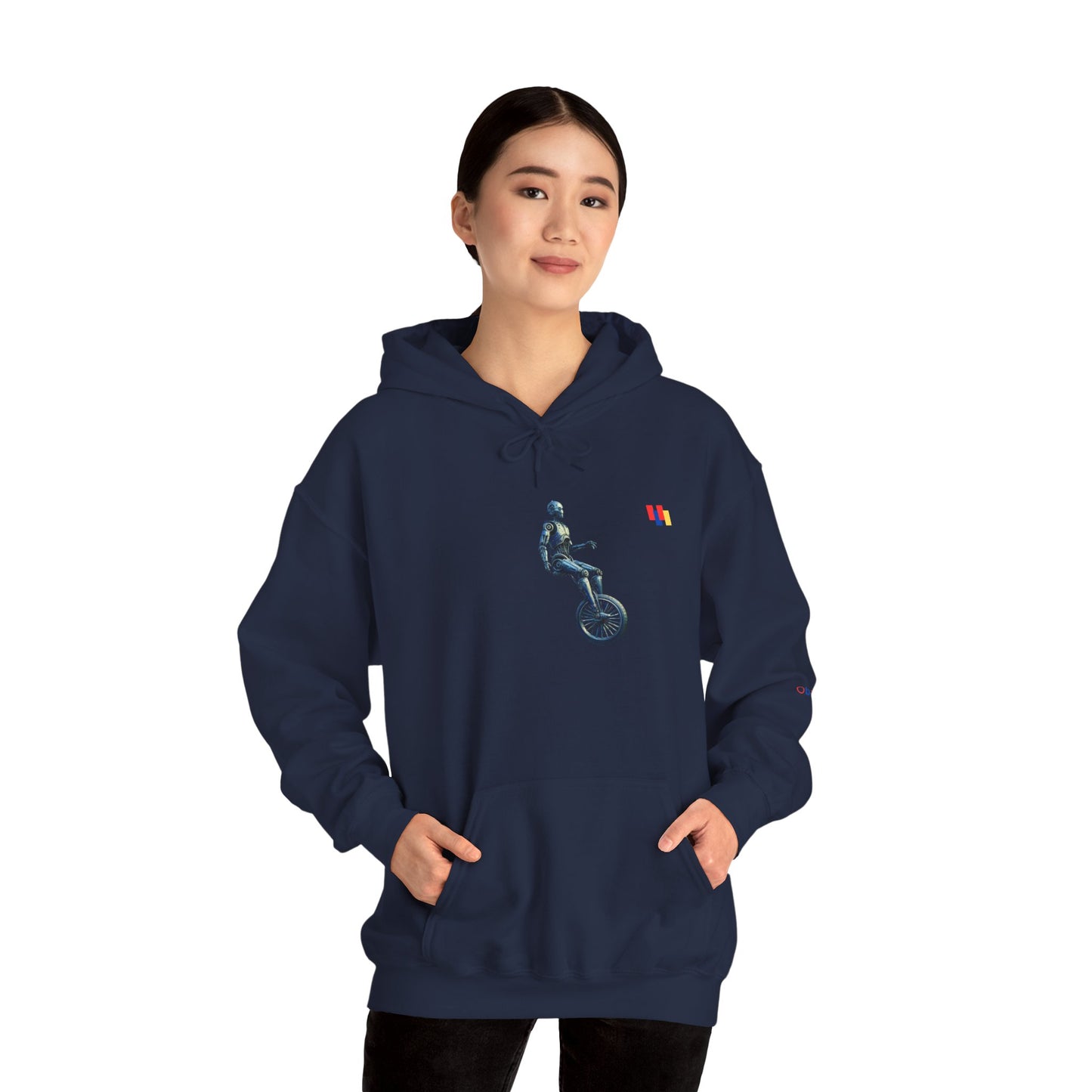 Unicyclist Art Hoodie - Cozy Unisex Sweatshirt, Perfect Everyday Casual Wear