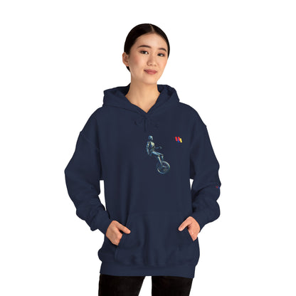 Unicyclist Art Hoodie - Cozy Unisex Sweatshirt, Perfect Everyday Casual Wear
