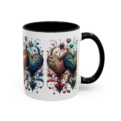 Romantic Heart Coffee Mug - Perfect for Coffee Lovers