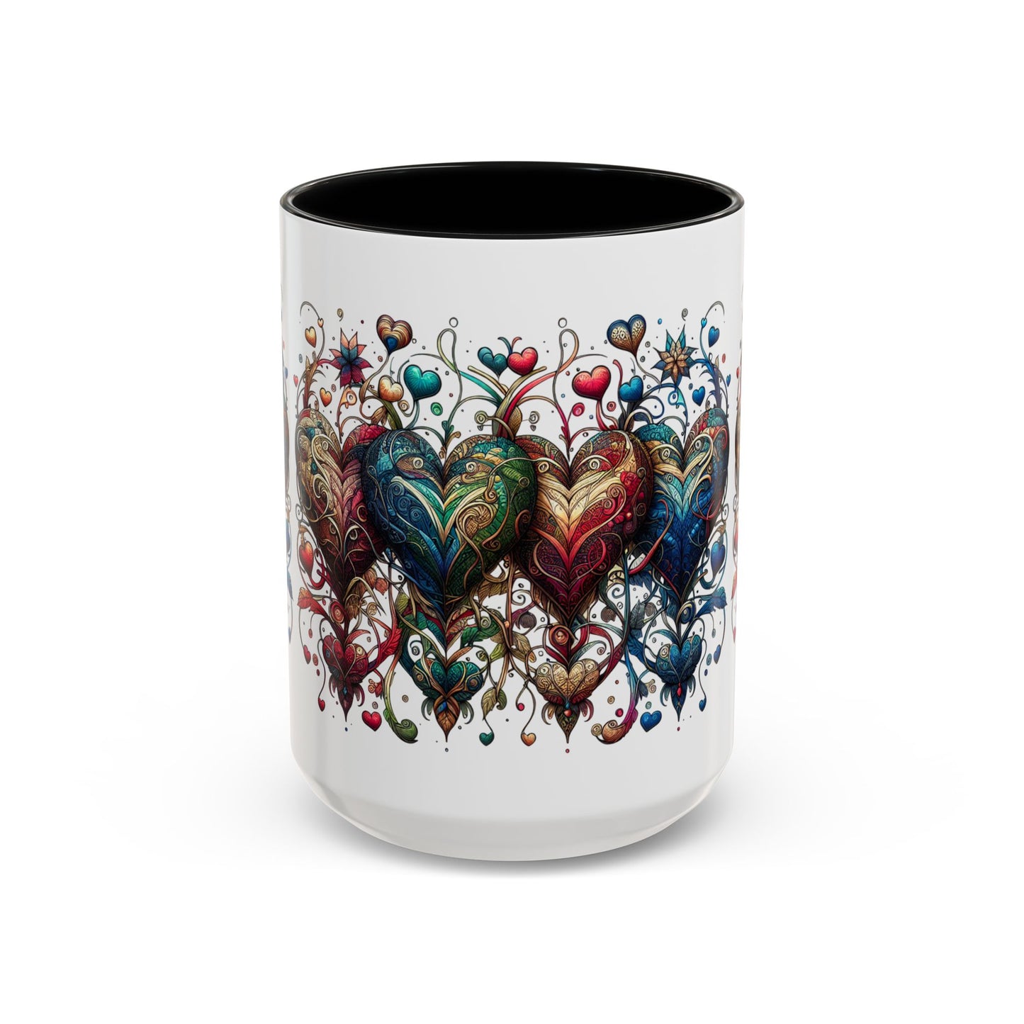 Romantic Heart Coffee Mug - Perfect for Coffee Lovers