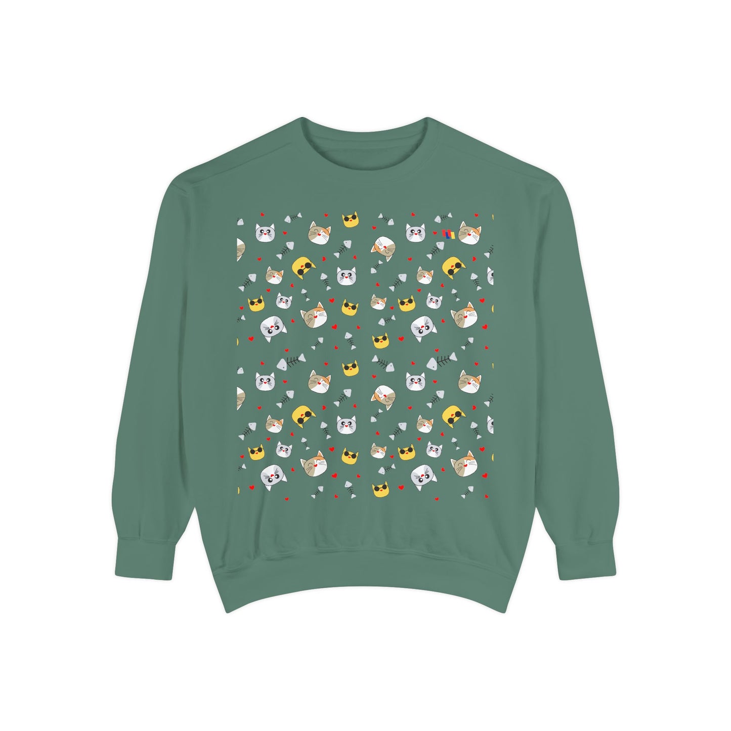 Adorable Cat Lover's Dream Sweatshirt - Ultra-Cozy Unisex Design