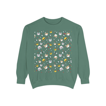 Adorable Cat Lover's Dream Sweatshirt - Ultra-Cozy Unisex Design