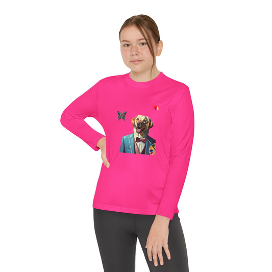 Paws Claws Youth Dog-Themed Long Sleeve Tee - Fun Gift for Animal Lovers, Perfect for Everyday Wear
