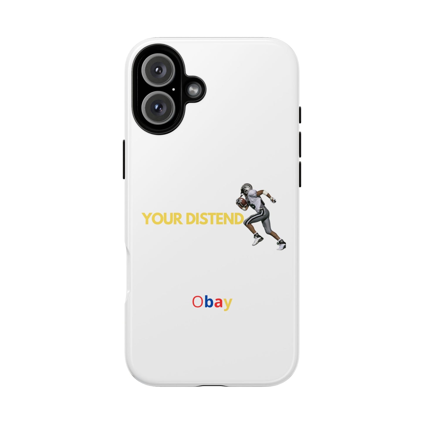 Athlete’s Edge Customizable Tough Phone Case - Durable Sports Design for iPhone, Perfect Personalized Gift for Sports Lovers