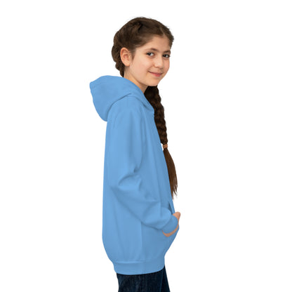 Adventure Awaits Blue Hoodie - Nature Explorer Kids Pullover
