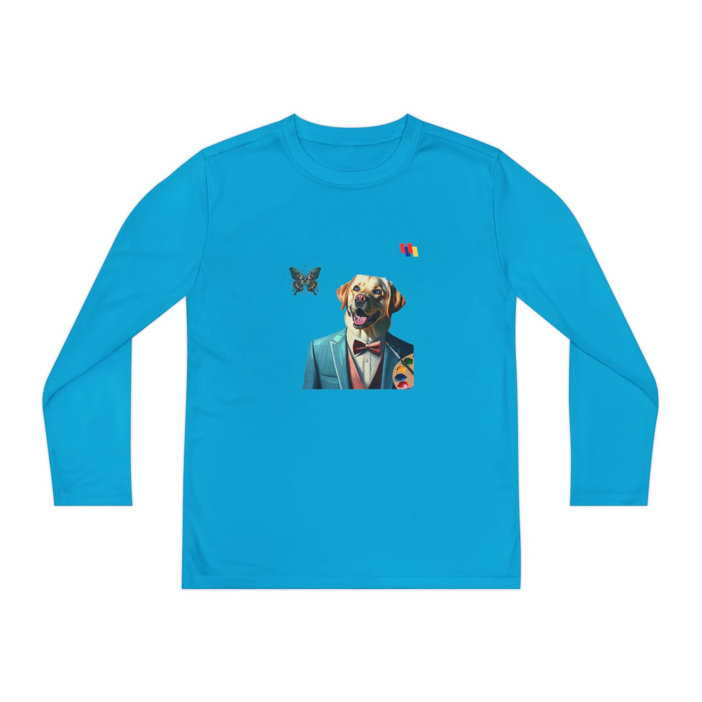 Paws Claws Youth Dog-Themed Long Sleeve Tee - Fun Gift for Animal Lovers, Perfect for Everyday Wear