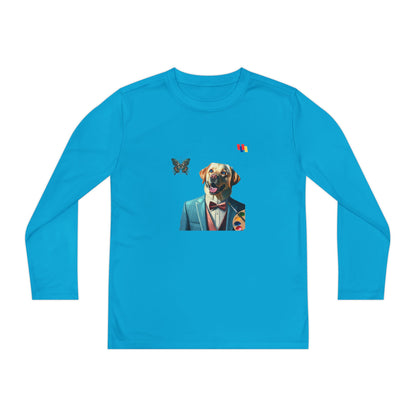 Paws Claws Youth Dog-Themed Long Sleeve Tee - Fun Gift for Animal Lovers, Perfect for Everyday Wear