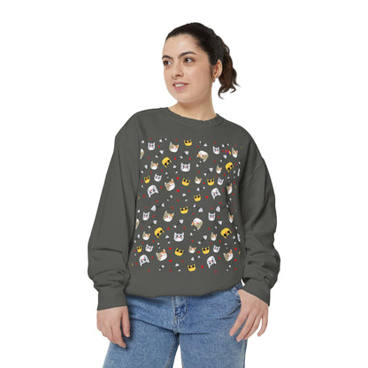 Adorable Cat Lover's Dream Sweatshirt - Ultra-Cozy Unisex Design
