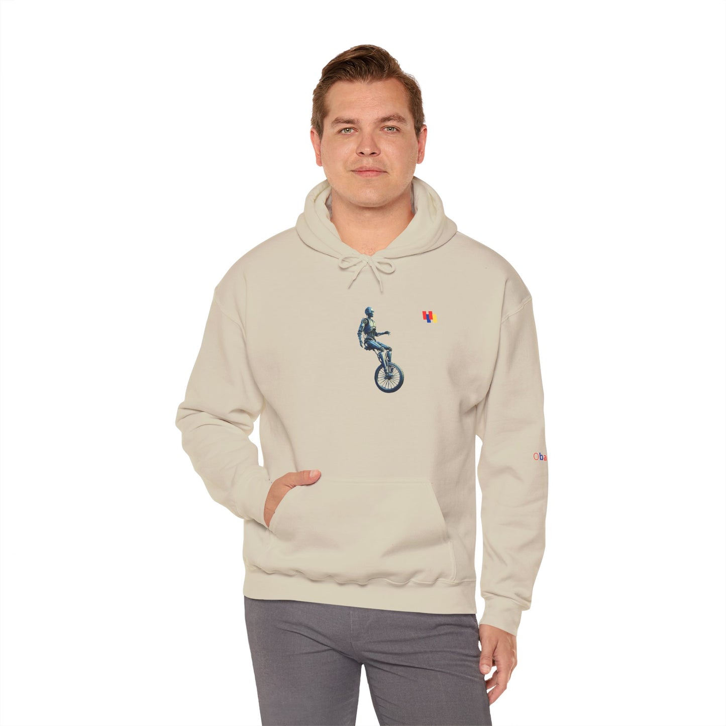 Unicyclist Art Hoodie - Cozy Unisex Sweatshirt, Perfect Everyday Casual Wear
