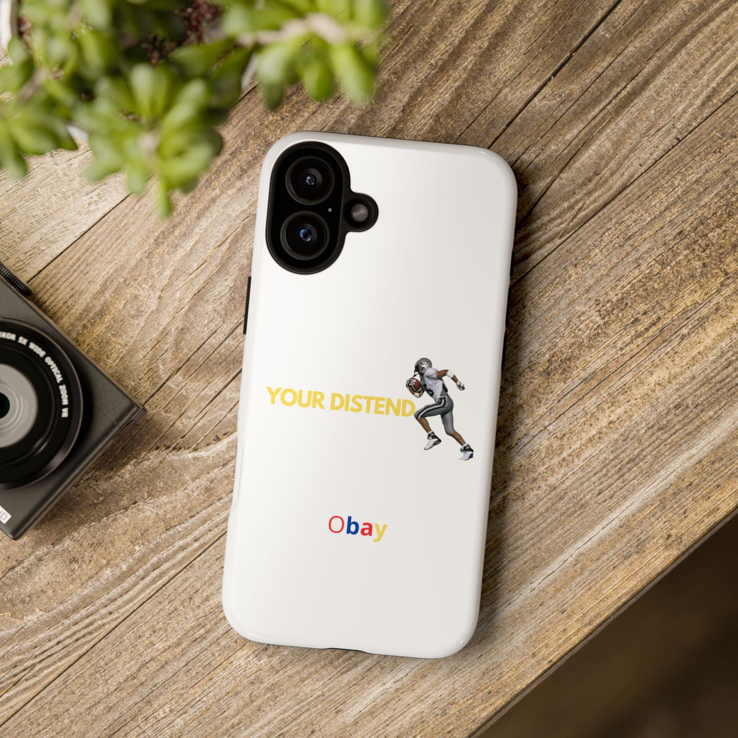 Athlete’s Edge Customizable Tough Phone Case - Durable Sports Design for iPhone, Perfect Personalized Gift for Sports Lovers