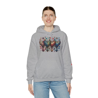 Love-Struck Hearts Hoodie - Ultra-Soft Unisex Comfort That Steals Hearts