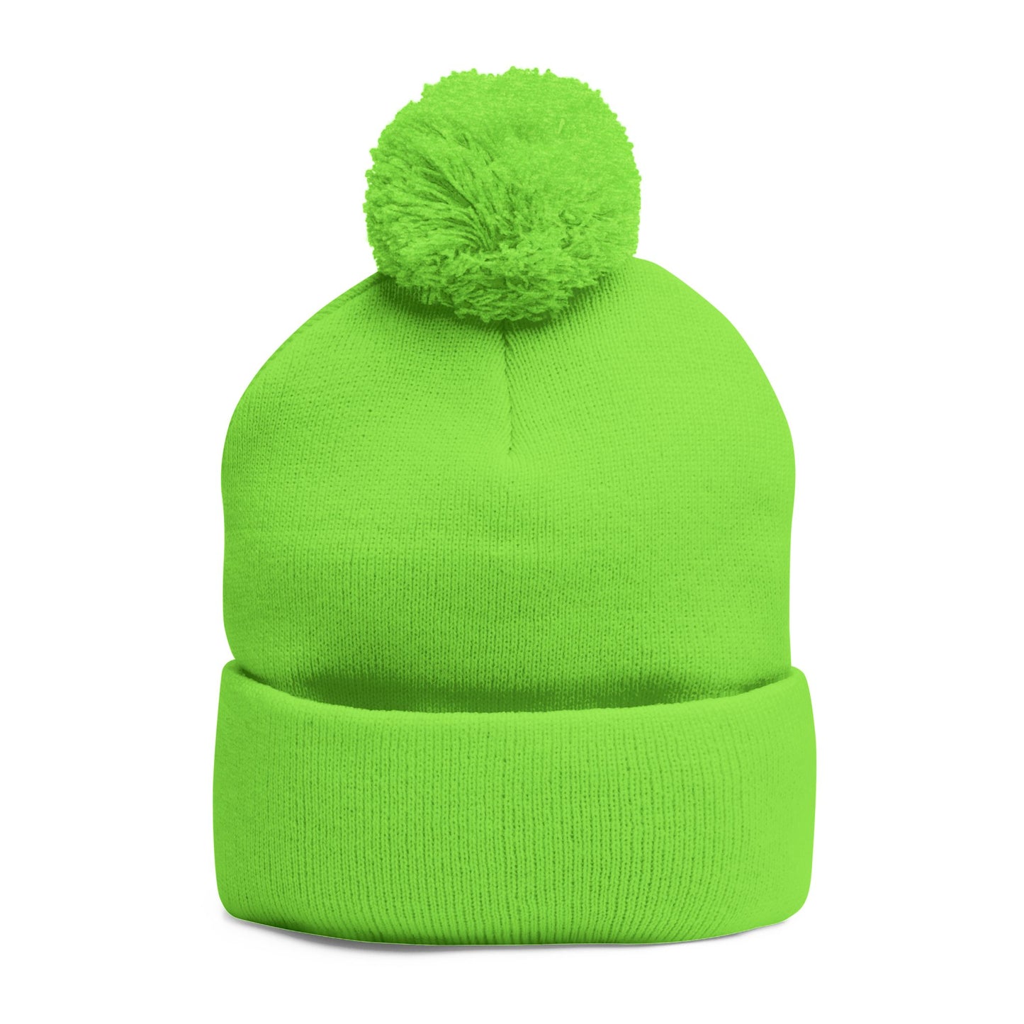 Premium Embroidered Pom-Pom Winter Beanie - Cozy Knit Cap for Ultimate Warmth & Style