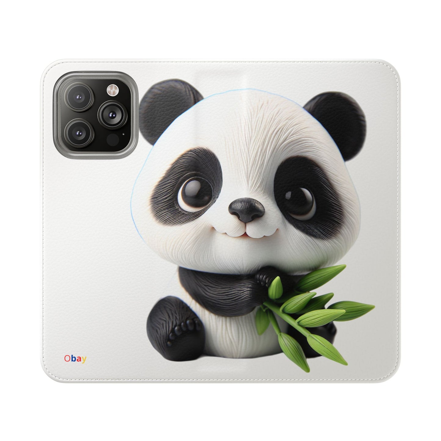 PandaPal Cute Panda Flip Case - Stylish Protection for Kids' Phones, Perfect Gift for Animal Lovers
