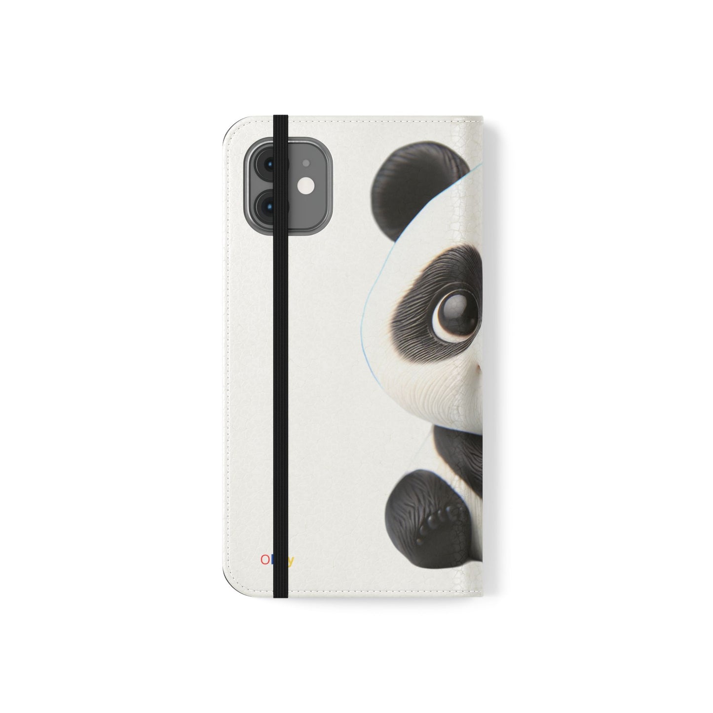 PandaPal Cute Panda Flip Case - Stylish Protection for Kids' Phones, Perfect Gift for Animal Lovers