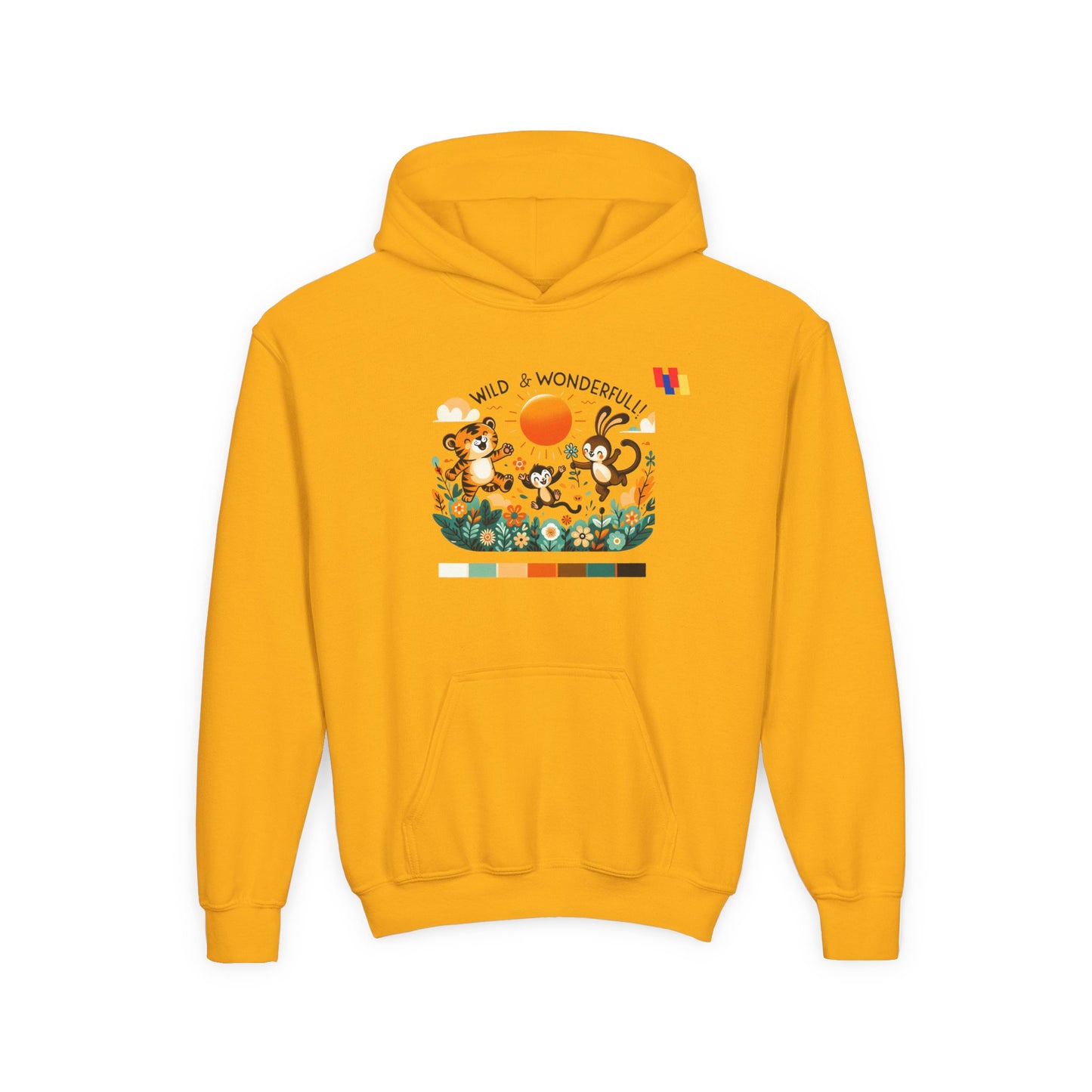 Obay Wild & Wonderful Youth Hoodie - Cozy Animal Design for Adventurous Kids