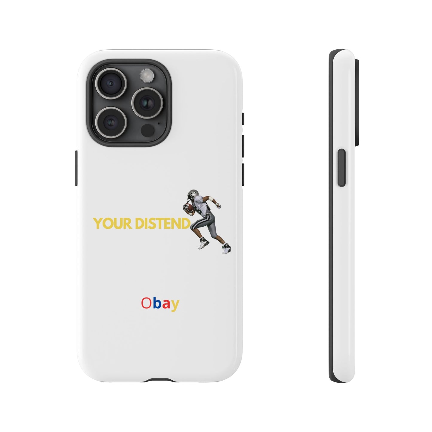 Athlete’s Edge Customizable Tough Phone Case - Durable Sports Design for iPhone, Perfect Personalized Gift for Sports Lovers