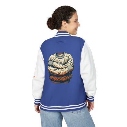 Premium Heavyweight Letterman Jacket - Vintage Athletic Style