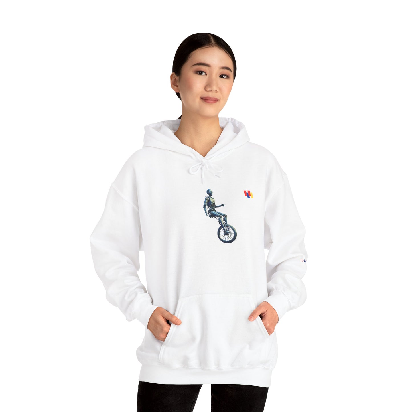 Unicyclist Art Hoodie - Cozy Unisex Sweatshirt, Perfect Everyday Casual Wear