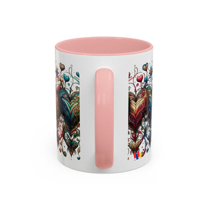 Romantic Heart Coffee Mug - Perfect for Coffee Lovers