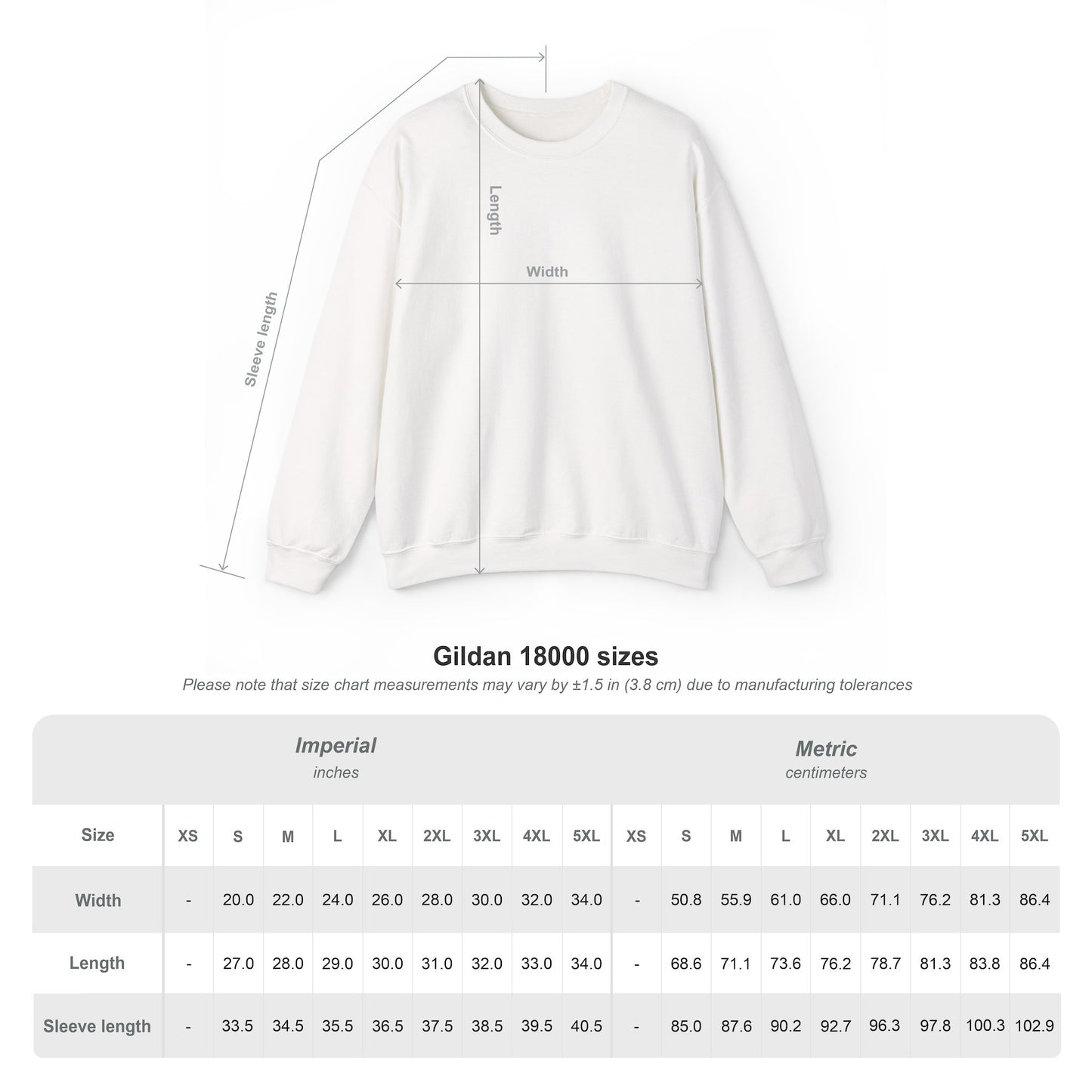 Unisex Heavy Blend™ Crewneck Sweatshirt - Soft Cotton-Poly Blend