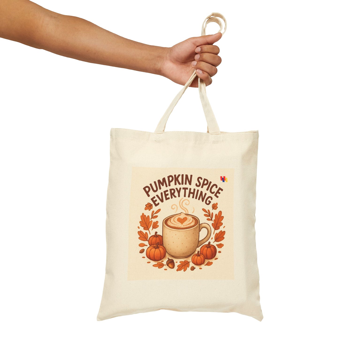 Premium Cotton Canvas Tote Bag - Eco-Friendly Reusable Shopping Bag