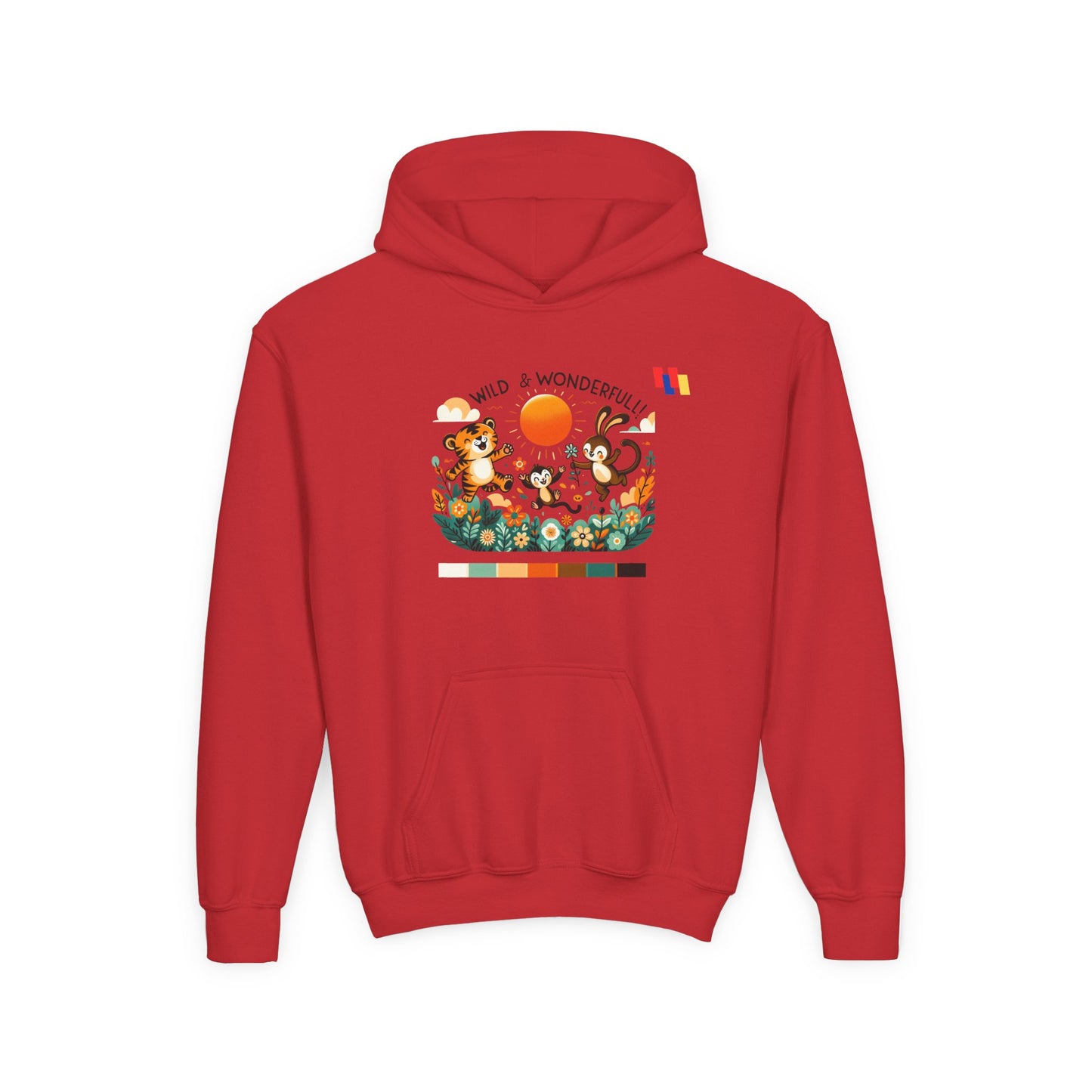 Obay Wild & Wonderful Youth Hoodie - Cozy Animal Design for Adventurous Kids