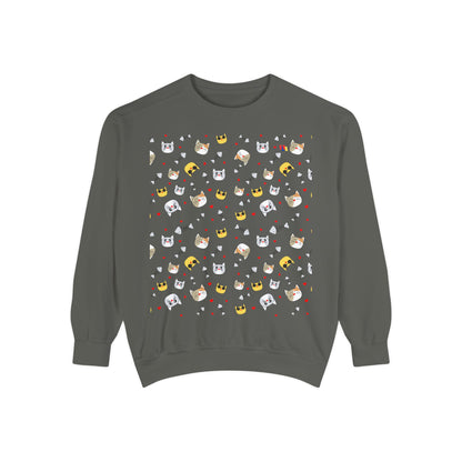 Adorable Cat Lover's Dream Sweatshirt - Ultra-Cozy Unisex Design