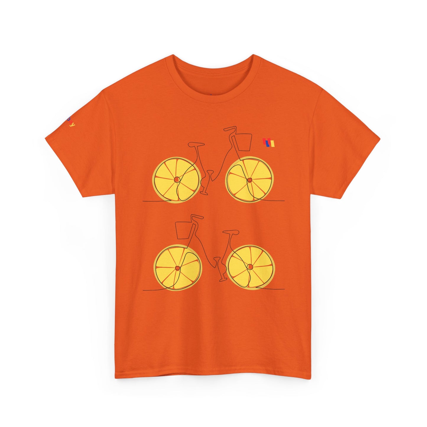 Lemon Bicycle Unisex Heavy Cotton Tee - Fun Graphic Shirt for Cyclists