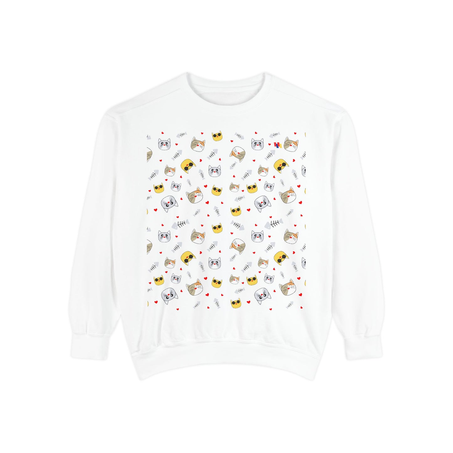 Adorable Cat Lover's Dream Sweatshirt - Ultra-Cozy Unisex Design