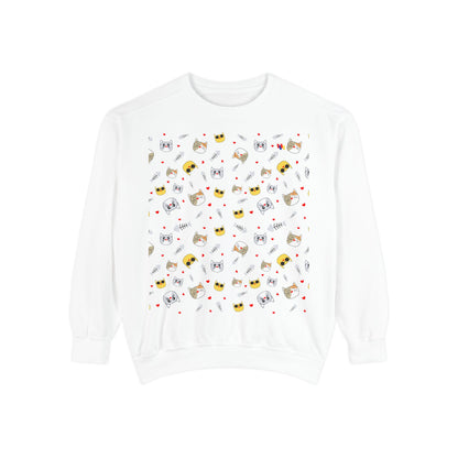 Adorable Cat Lover's Dream Sweatshirt - Ultra-Cozy Unisex Design
