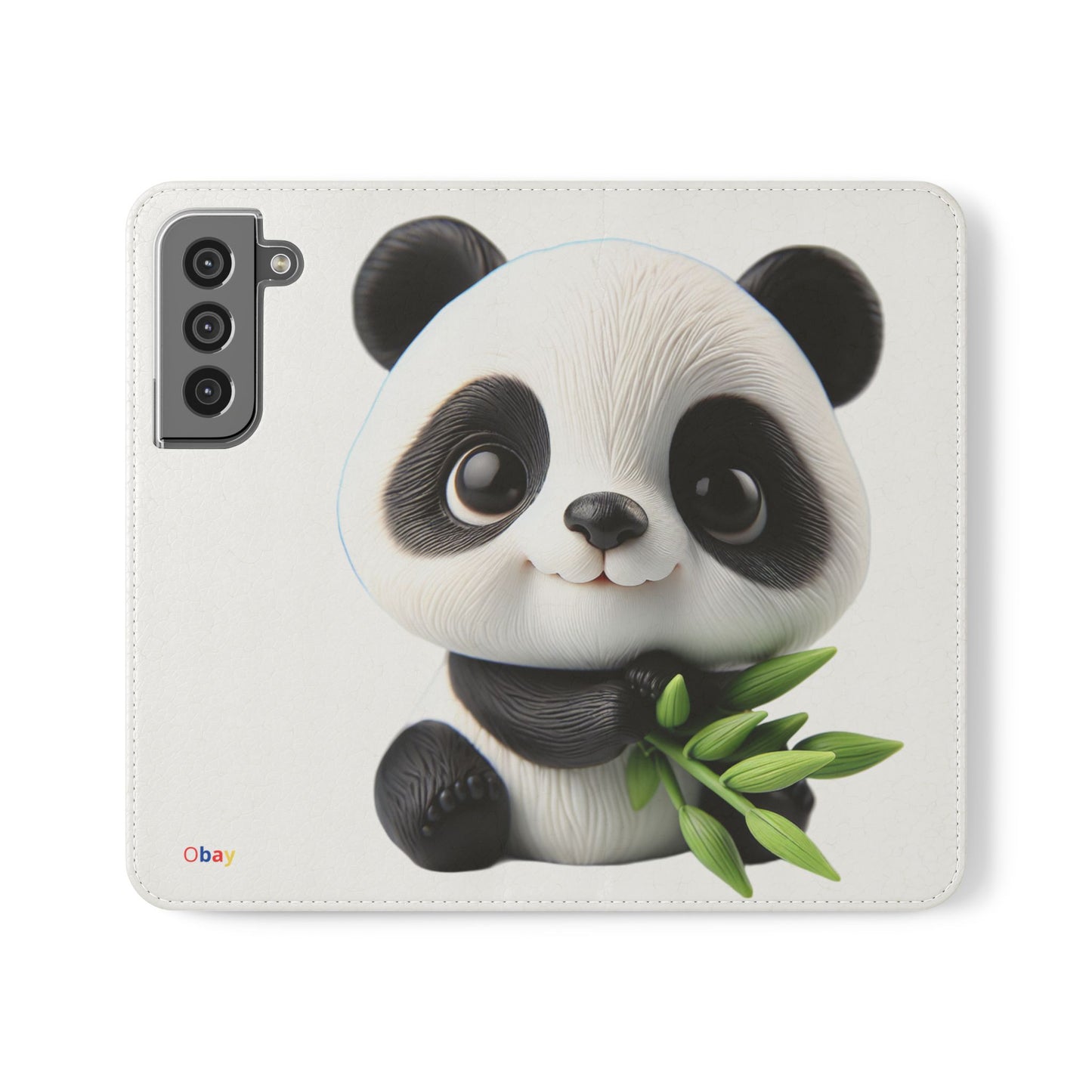 PandaPal Cute Panda Flip Case - Stylish Protection for Kids' Phones, Perfect Gift for Animal Lovers