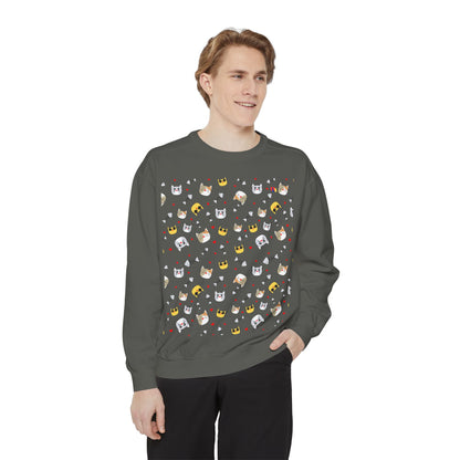 Adorable Cat Lover's Dream Sweatshirt - Ultra-Cozy Unisex Design