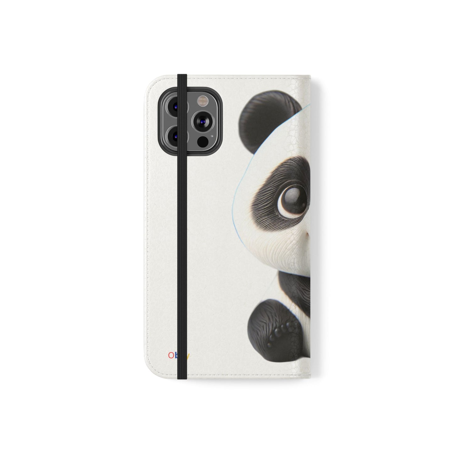 PandaPal Cute Panda Flip Case - Stylish Protection for Kids' Phones, Perfect Gift for Animal Lovers