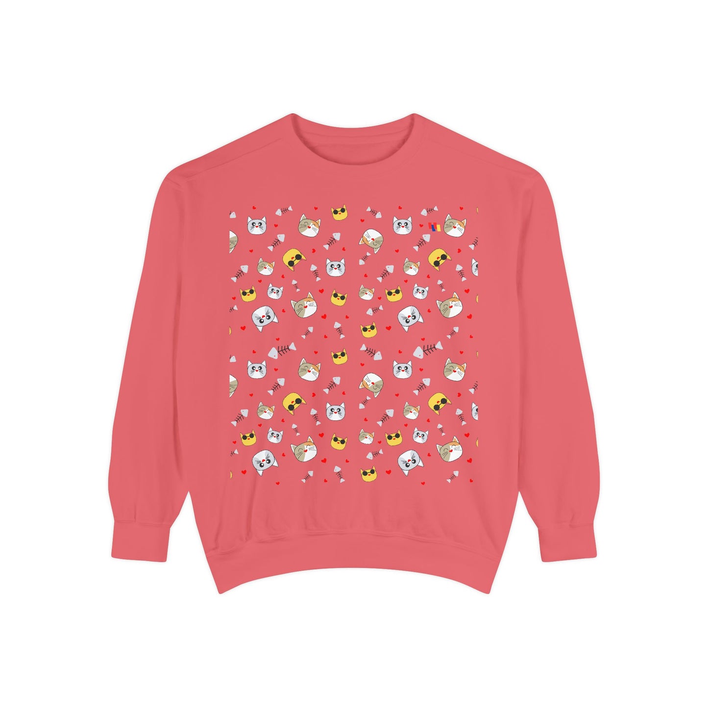 Adorable Cat Lover's Dream Sweatshirt - Ultra-Soft Garment-Dyed Comfort