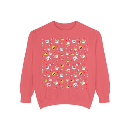 Adorable Cat Lover's Dream Sweatshirt - Ultra-Soft Garment-Dyed Comfort