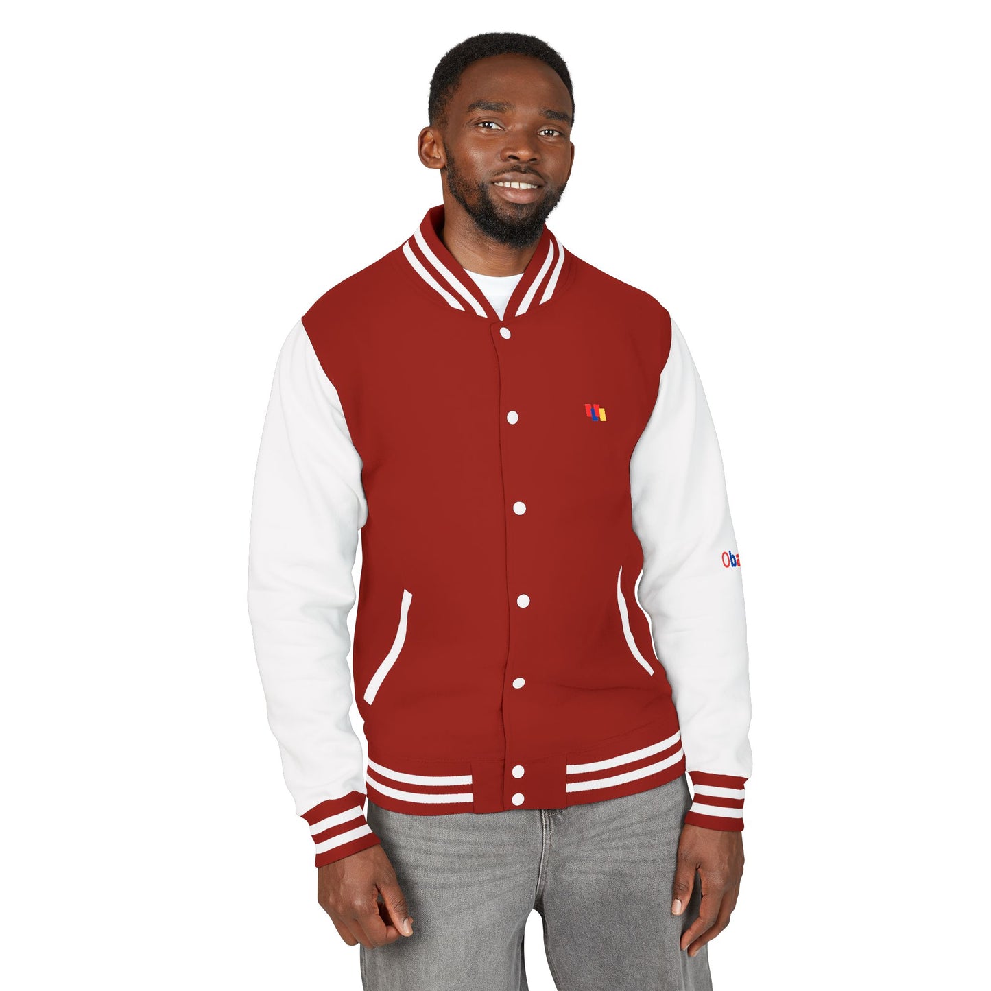 Premium Heavyweight Letterman Jacket - Vintage Athletic Style